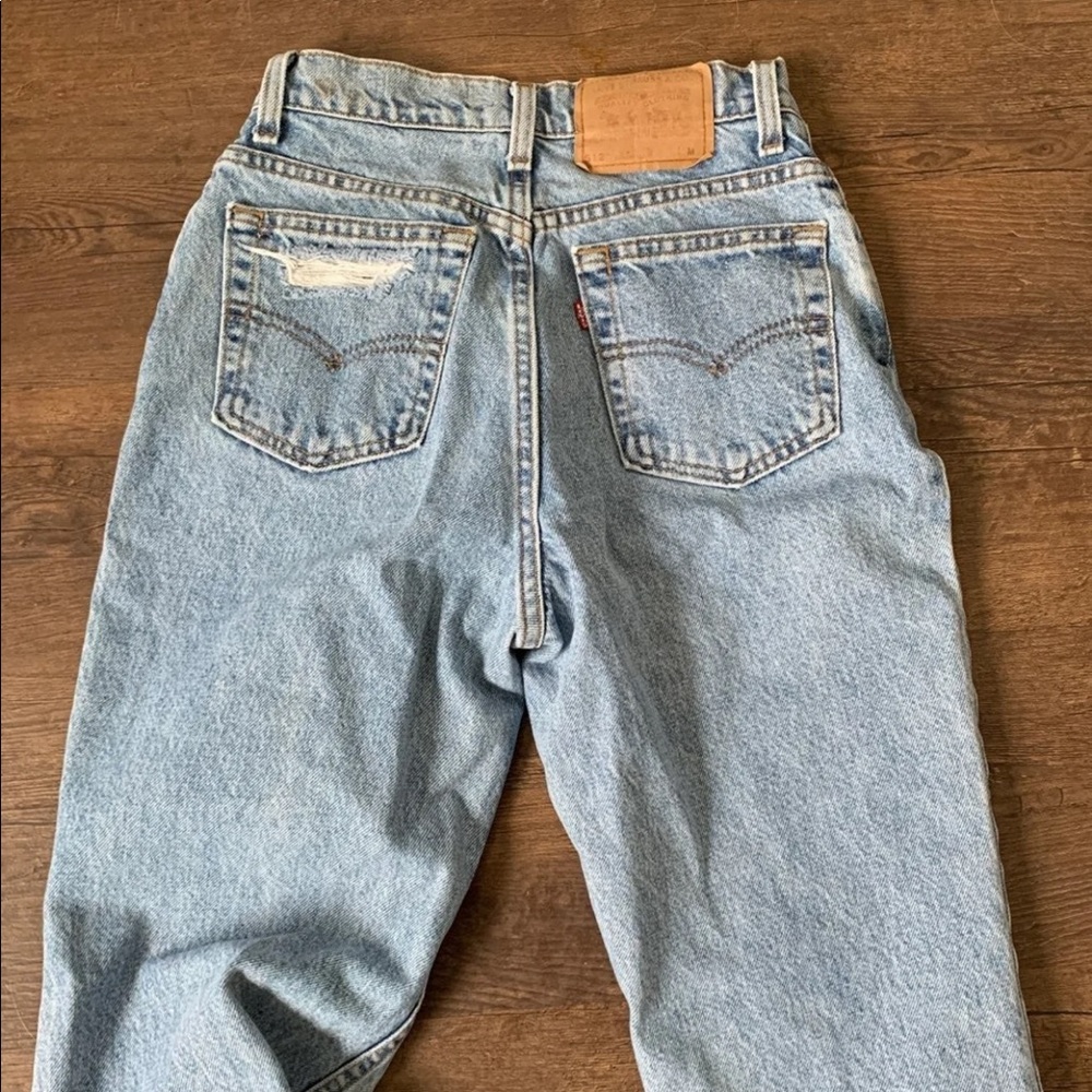 vintage levi’s slim straight jeans